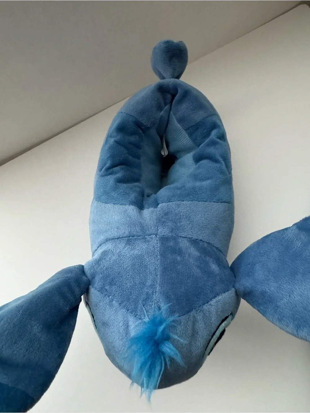 Disney Blue Stitch Plush Bib - Light & Dark Blue